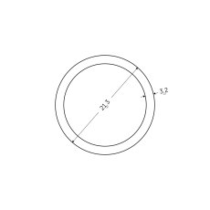 21.3 x 3mm Circular Hollow Section - BSEN10219 S235JR